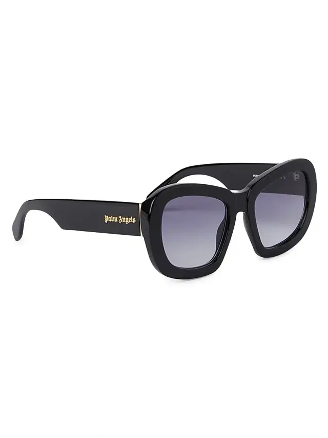 Palm Angels Women's Moon 54MM Round Sunglasses - Black