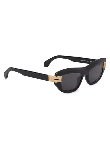 Palm Angels Women's Claire 51MM Cat-Eye Sunglasses - Black | Thumbnail 1