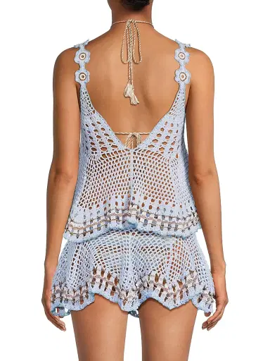 My Beachy Side Women's Tula Crochet-Knit Tankini Top | Thumbnail 5