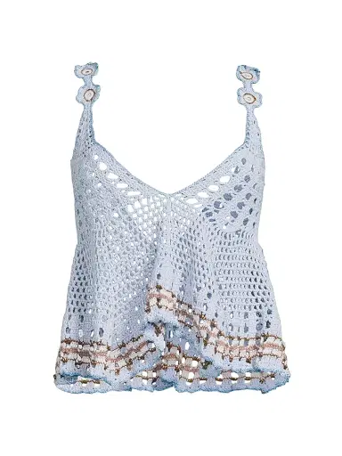 My Beachy Side Women's Tula Crochet-Knit Tankini Top | Thumbnail 1