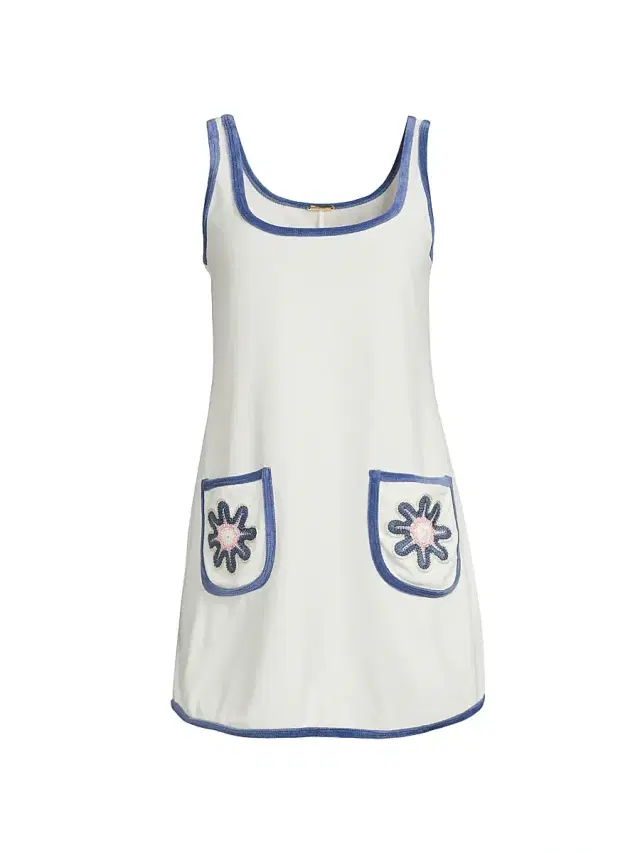 Women's Peony Terry Minidress -