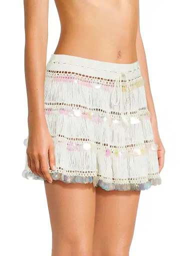 My Beachy Side Women's Viola Hand-Crocheted Miniskirt | Thumbnail 4 My Beachy Side Women's Viola Hand-Crocheted Miniskirt | Thumbnail 4