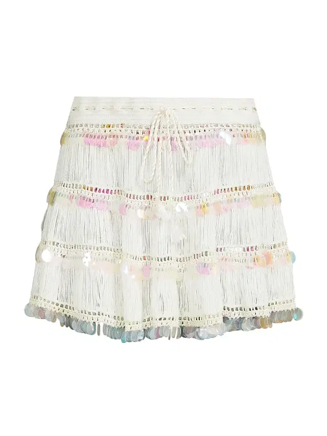 My Beachy Side Women's Viola Hand-Crocheted Miniskirt -