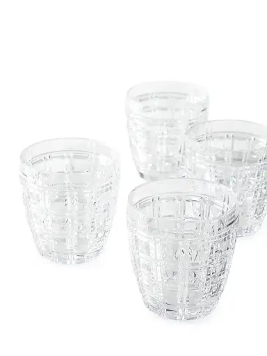Mario Luca Guisti Winston 4-Piece Clear Tumbler Set | Thumbnail 1 Mario Luca Guisti Winston 4-Piece Clear Tumbler Set | Thumbnail 1