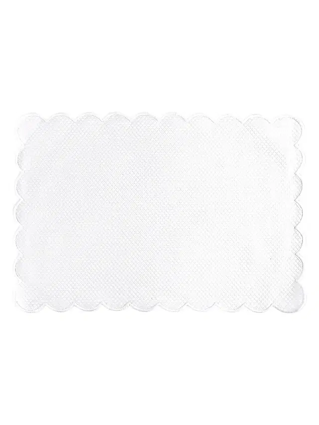 Matouk Savannah Gardens 4-Piece Placemat Set - White