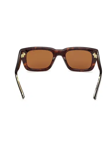 Tom Ford Men's Icon 52MM Rectangular Sunglasses - Dark Havana Brown | Thumbnail 5 Tom Ford Men's Icon 52MM Rectangular Sunglasses - Dark Havana Brown | Thumbnail 5