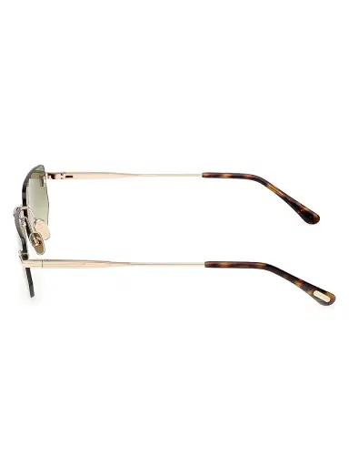 Tom Ford Men's Ethan 53MM Rimless Sunglasses - Rose Gold Green | Thumbnail 3