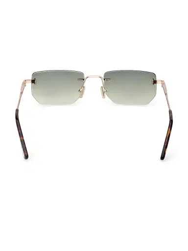 Tom Ford Men's Ethan 53MM Rimless Sunglasses - Rose Gold Green | Thumbnail 5