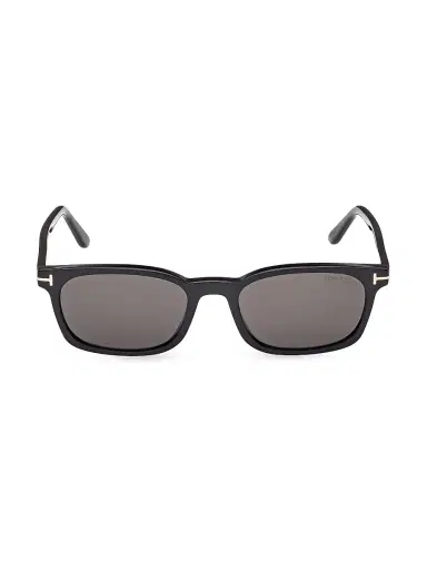 Tom Ford Men's Miles 53MM Rectangular Sunglasses - Black Smoke | Thumbnail 2 Tom Ford Men's Miles 53MM Rectangular Sunglasses - Black Smoke | Thumbnail 2