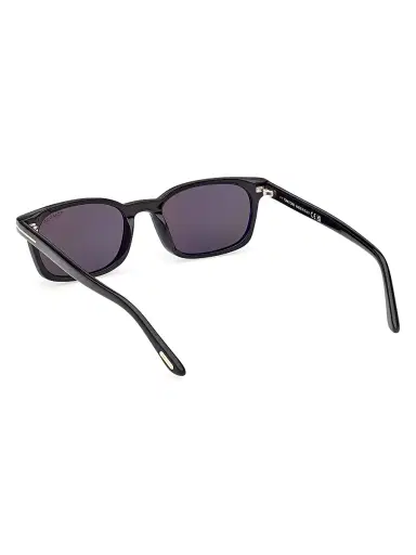 Tom Ford Men's Miles 53MM Rectangular Sunglasses - Black Smoke | Thumbnail 4 Tom Ford Men's Miles 53MM Rectangular Sunglasses - Black Smoke | Thumbnail 4