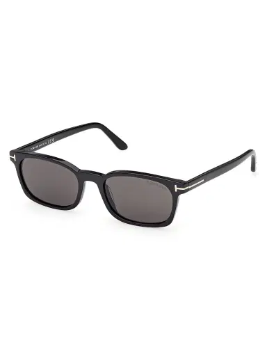 Tom Ford Men's Miles 53MM Rectangular Sunglasses - Black Smoke | Thumbnail 1 Tom Ford Men's Miles 53MM Rectangular Sunglasses - Black Smoke | Thumbnail 1