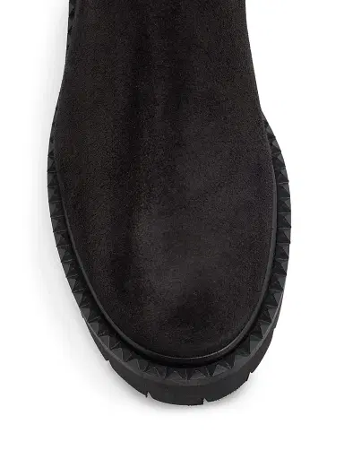 La Canadienne Women's Crew Suede Ankle Boots - Black - Size 8.5 | Thumbnail 4 La Canadienne Women's Crew Suede Ankle Boots - Black - Size 8.5 | Thumbnail 4