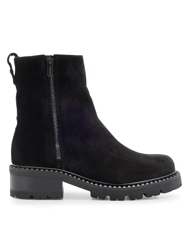 La Canadienne Women's Crew Suede Ankle Boots - Black