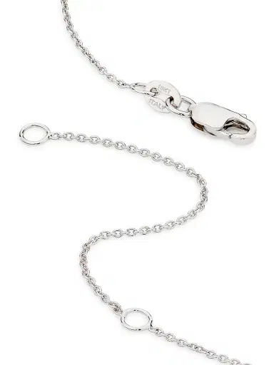 Roberto Coin Women's Tiny Treasures 18K White Gold & 0.09 TCW Diamond Hummingbird Pendant Necklace - White Gold | Thumbnail 3 Roberto Coin Women's Tiny Treasures 18K White Gold & 0.09 TCW Diamond Hummingbird Pendant Necklace - White Gold | Thumbnail 3