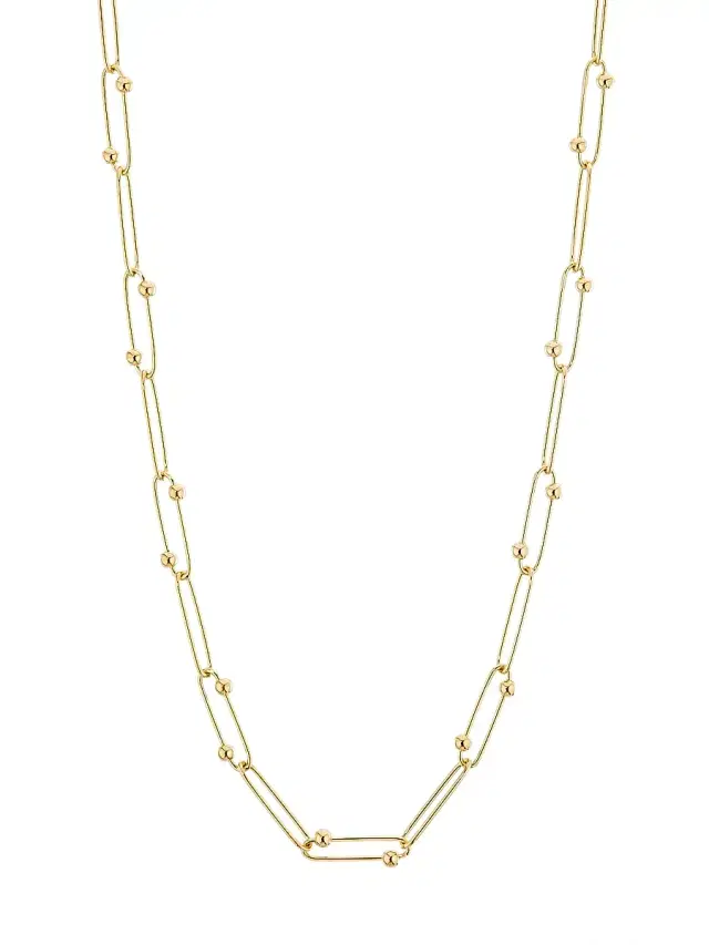 Women's Tiny Treasures 18K Yellow Gold Ball Chain Necklace - Yellow Gold