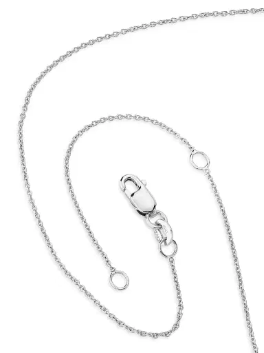 Roberto Coin Women's Tiny Treasures 18K White Gold & 0.21 TCW Diamond Owl Pendant Necklace - White Gold | Thumbnail 3