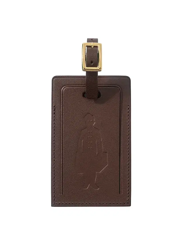 GOLF le FLEUR Globe-Trotter Leather Luggage Tag