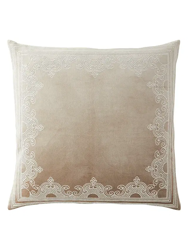 Callisto Home Dip-Dyed Trylan Euro Sham - Sand European
