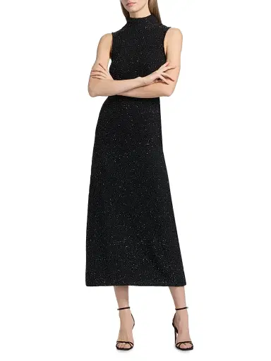 Altuzarra Women's Marian Embellished Midi-Dress - Black - Size XL | Thumbnail 2