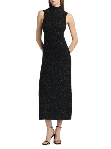 Altuzarra Women's Marian Embellished Midi-Dress - Black - Size XL | Thumbnail 3