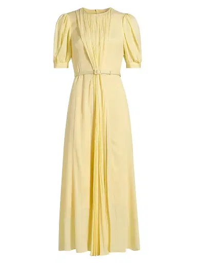 PRABAL GURUNG Women's Huma Pleated Georgette Maxi Dress | Thumbnail 1