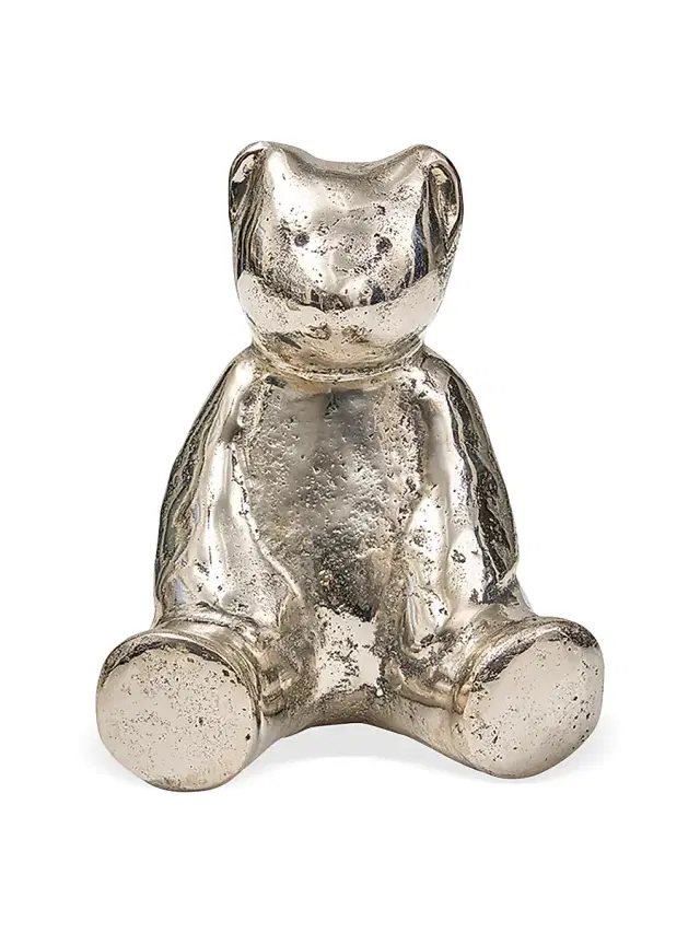 Mama Osa Nickel-Plated Cast Iron Decorative Object - Silver