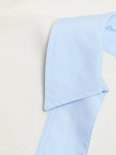 TANYA TAYLOR Women's Whitney Contrast-Trimmed Cotton Top | Thumbnail 7