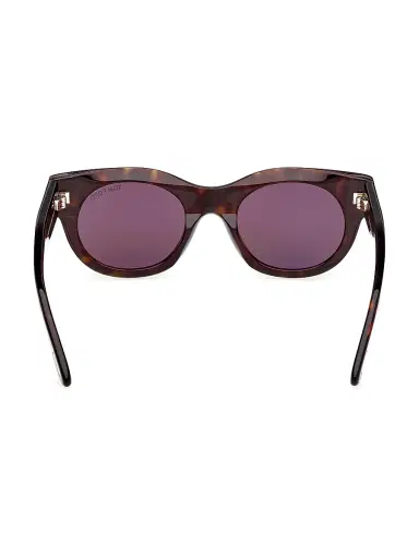 Tom Ford Women's Marine 50MM Round Sunglasses - Brown | Thumbnail 5
