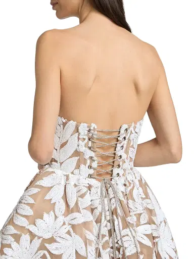 Bronx and Banco Women's Chloe Embroidered Strapless Minidress - White | Thumbnail 6 Bronx and Banco Women's Chloe Embroidered Strapless Minidress - White | Thumbnail 6