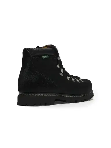 Junya Watanabe MAN Men's x Paraboot Calf-Hair Lace-Up Boots - Black | Thumbnail 3 Junya Watanabe MAN Men's x Paraboot Calf-Hair Lace-Up Boots - Black | Thumbnail 3