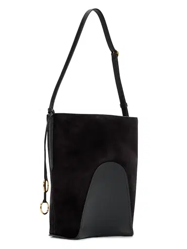 Alaïa Women's Hip Suede Bucket Bag - Noir | Thumbnail 2 Alaïa Women's Hip Suede Bucket Bag - Noir | Thumbnail 2