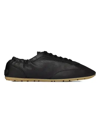 Saint Laurent Men's Lewis Sneakers in Grained Leather | Thumbnail 1