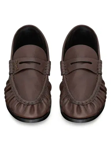 Saint Laurent Women's Le Loafers Supple in Matte Leather | Thumbnail 3 Saint Laurent Women's Le Loafers Supple in Matte Leather | Thumbnail 3