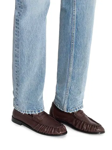 Saint Laurent Women's Le Loafers Supple in Matte Leather | Thumbnail 4 Saint Laurent Women's Le Loafers Supple in Matte Leather | Thumbnail 4