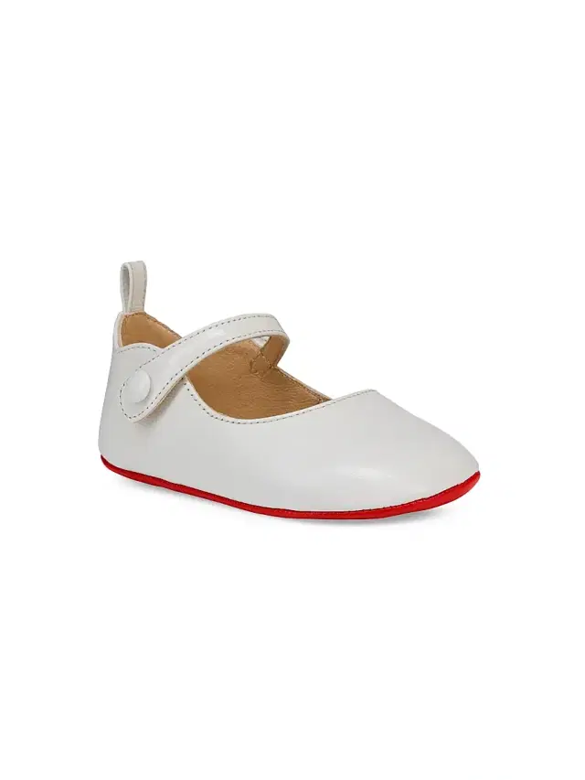 Baby Girl's Love Chick Ballerina Shoes - Bianco 3 (Baby)