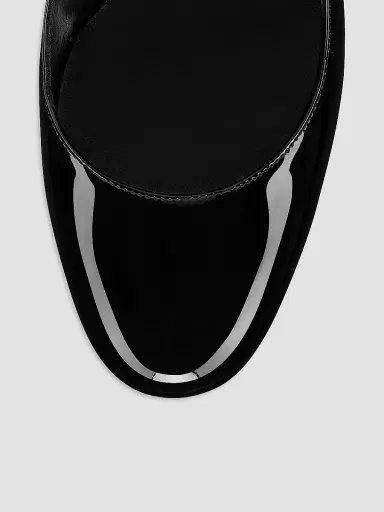 Christian Louboutin Women's Miss Sab Sling Patent Leather 85MM Pumps - Black | Thumbnail 4 Christian Louboutin Women's Miss Sab Sling Patent Leather 85MM Pumps - Black | Thumbnail 4