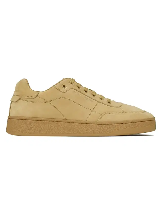 Saint Laurent Men's SL 1 Sneakers in Nubuck - Gobi Desert