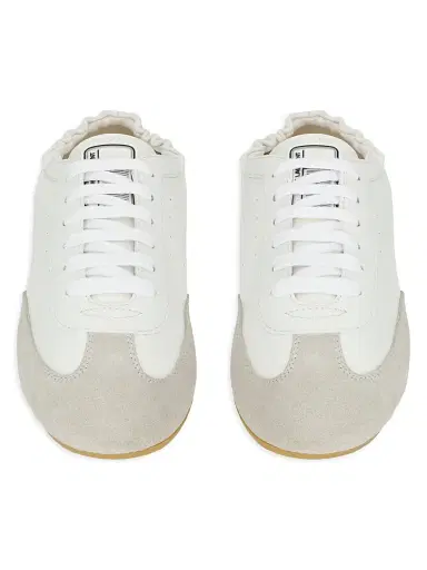 Saint Laurent Men's Lewis Sneakers in Leather and Suede - Blanc Optique - Size 12.5 | Thumbnail 3 Saint Laurent Men's Lewis Sneakers in Leather and Suede - Blanc Optique - Size 12.5 | Thumbnail 3