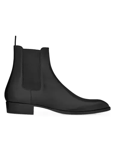 Saint Laurent Men's Wyatt Chelsea Boots in Smooth Leather | Thumbnail 1 Saint Laurent Men's Wyatt Chelsea Boots in Smooth Leather | Thumbnail 1