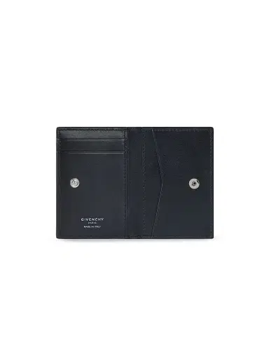 Givenchy Men's Antigona Stamped Flap Card Holder in Leather | Thumbnail 3 Givenchy Men's Antigona Stamped Flap Card Holder in Leather | Thumbnail 3