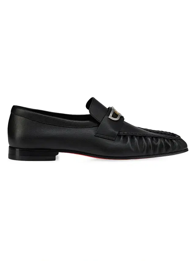 Men's Mocallista Leather Loafers - Black