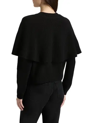 Ba&sh Women's Peggy Wool Cardigan - Noir - Size Large | Thumbnail 5 Ba&sh Women's Peggy Wool Cardigan - Noir - Size Large | Thumbnail 5