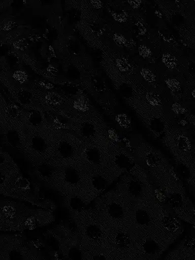 Ba&sh Women's Raff Sheer Swiss Dot Ruffle Blouse - Noir - Size Large | Thumbnail 7 Ba&sh Women's Raff Sheer Swiss Dot Ruffle Blouse - Noir - Size Large | Thumbnail 7