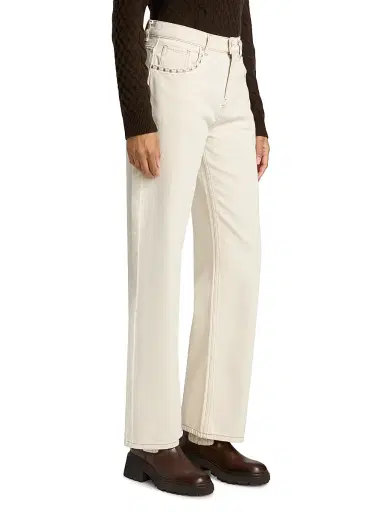 Ba&sh Women's Stunner Studden Straight Jeans | Thumbnail 4 Ba&sh Women's Stunner Studden Straight Jeans | Thumbnail 4