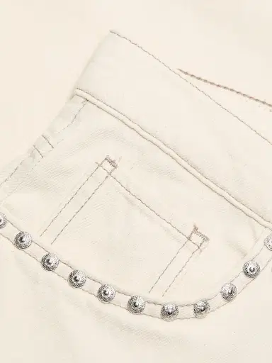 Ba&sh Women's Stunner Studden Straight Jeans | Thumbnail 7 Ba&sh Women's Stunner Studden Straight Jeans | Thumbnail 7