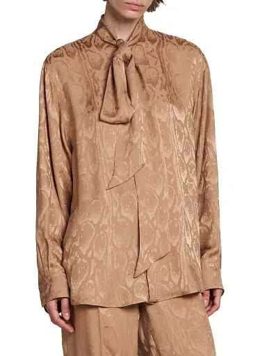 Stella McCartney Women's Cloud Leopard Pajama Shirt | Thumbnail 4 Stella McCartney Women's Cloud Leopard Pajama Shirt | Thumbnail 4