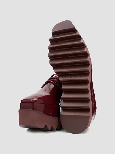 Stella McCartney Women's Elyse 80MM Lace-Up Platform Loafers - Red Gala - Size 11 | Thumbnail 6 Stella McCartney Women's Elyse 80MM Lace-Up Platform Loafers - Red Gala - Size 11 | Thumbnail 6