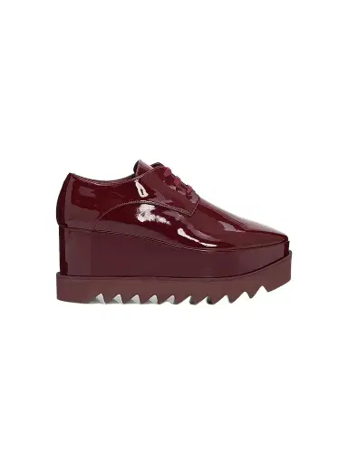 Stella McCartney Women's Elyse 80MM Lace-Up Platform Loafers - Red Gala - Size 11 | Thumbnail 1 Stella McCartney Women's Elyse 80MM Lace-Up Platform Loafers - Red Gala - Size 11 | Thumbnail 1