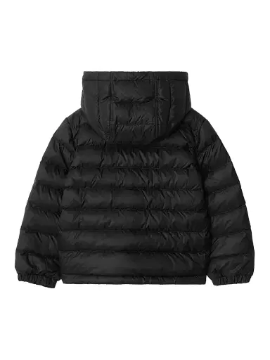 Burberry Little Boy's & Boy's Check-Trimmed Down Jacket - Black - Size 8 | Thumbnail 2 Burberry Little Boy's & Boy's Check-Trimmed Down Jacket - Black - Size 8 | Thumbnail 2