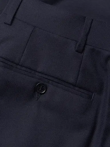 Canali Men's Flannel Wool Trousers - Light Grey - Size 38 | Thumbnail 6